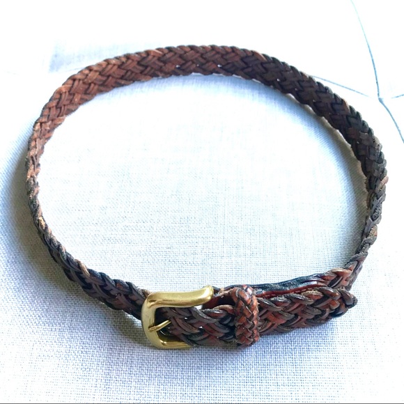 Talbot Brown woven Leather Belt main image 8